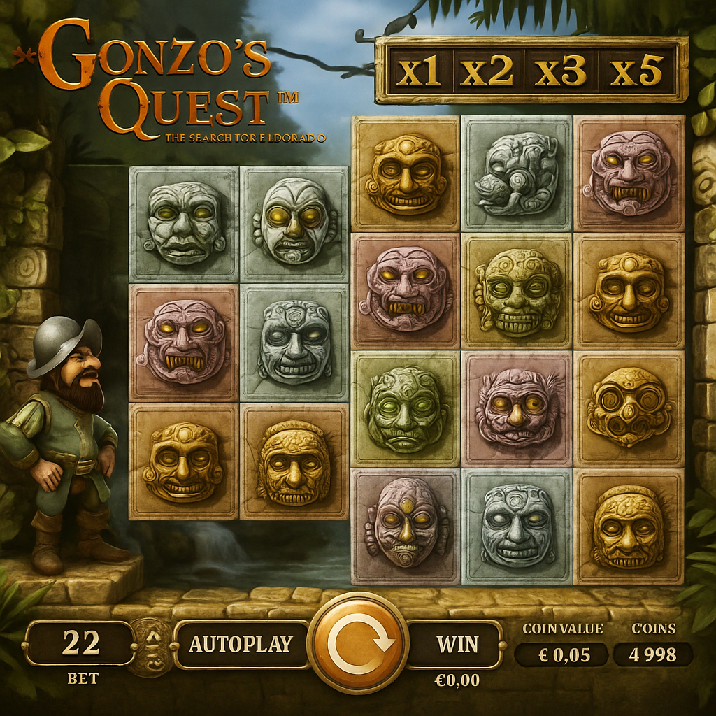 SpinSahara - Gonzo's Quest Slot Game - Australian Online Pokies